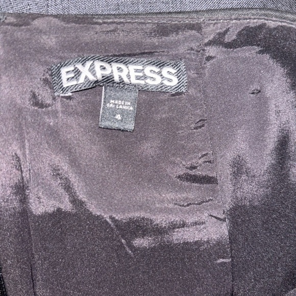 Express Black Mini Pencil Skirt - Picture 2 of 4